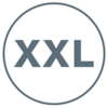 Dimensioni XXL, indicando che questo prodotto può essere utilizzato su ampie aree del corpo.