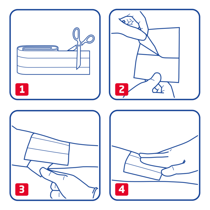 Gebruiksinstructie Leukoplast pleisters