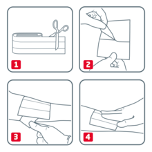 Gebruiksinstructie Leukoplast pleisters