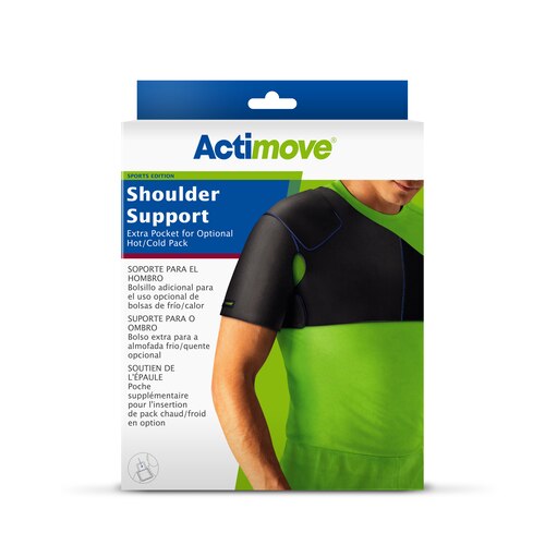 Pack of Actimove Sports Edition Shoulder Support with Extra Pocket for Optional Hot/Cold Pack
