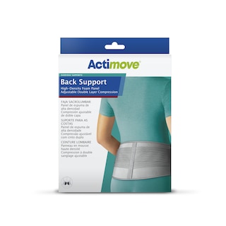 Pack of Actimove Everyday Supports Back Support with High Density Panel and Adjustable Double Layer Compression