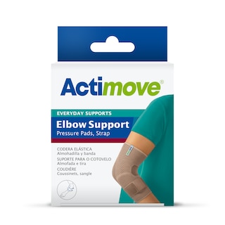 Pack of Actimove Everyday Supports Elbow Support with Pressure Pads and Strap
