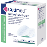 Packaging image of Cutimed Siltec Sorbact 10x10 cm