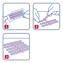 Como usar Leukosan strip