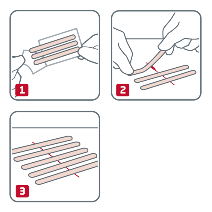 A Leukosan Strip sebzáró csík használata