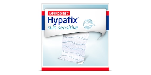 Bagian depan packshot Hypafix Skin Sensitive dari Leukoplast
