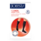 A view of legs dressed in JOBST knee-high closed-toe compression socks.