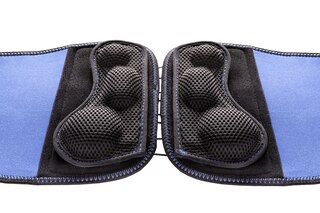 Close up of pressure pads on Actimove Sports Edition Back Stabilizer with Pressure Pads and SMART Easy-Closing-Pulley-System
