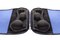 Close up of pressure pads on Actimove Sports Edition Back Stabilizer with Pressure Pads and SMART Easy-Closing-Pulley-System
