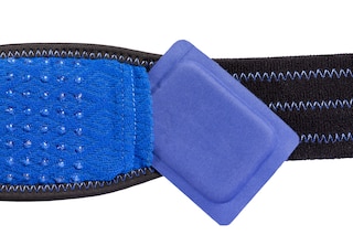 Silicone dot lining and hot/cold pack on Actimove Sports Edition Elbow Strap with Hot/Cold Pack
