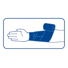 Gebruiksaanwijzing van Leukoplast verband