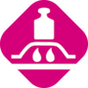Symbol with a weight on a wound to visualize the outstanding absorption capacity