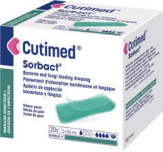 Image showing a packshot of Cutimed® Sorbact® Ribbon Gauze