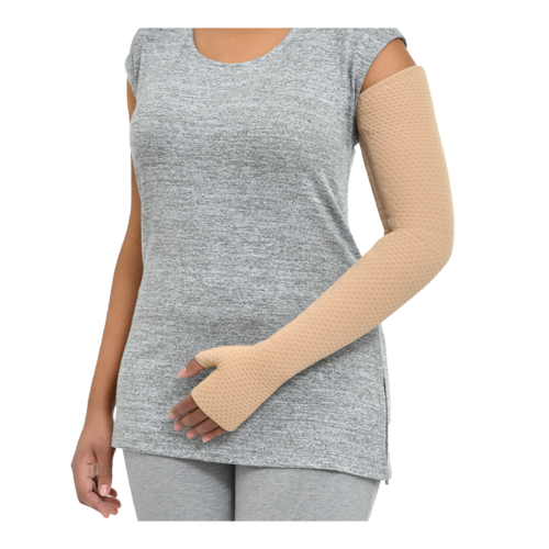 JOBST Relax Arm-Kompressionsmanschette in beige.