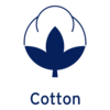 An icon of a cotton bud with the label 'Cotton'.