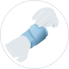 adjustable strap on wrist support