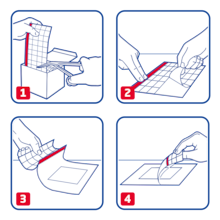 Fixomull transparent by Leukoplast usage instructions
