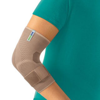 Actimove Everyday Supports Elbow Support with Pressure Pads and Strap on arm
