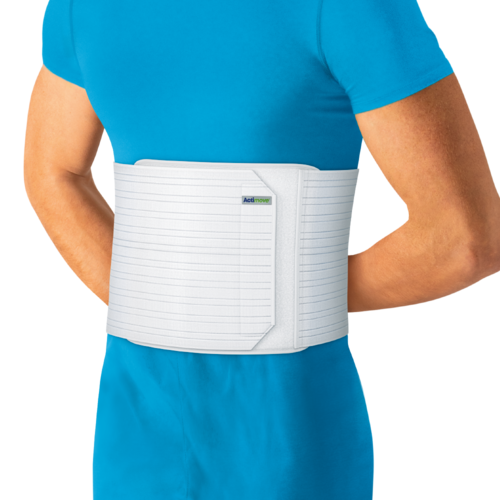 Actimove Professional Line Abdominal Binder Comfort with Soft Pad on model
