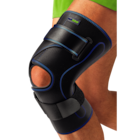 Actimove Sports Edition Knee Brace Wrap Around with Polycentric Hinges and Condyle Pads on knee