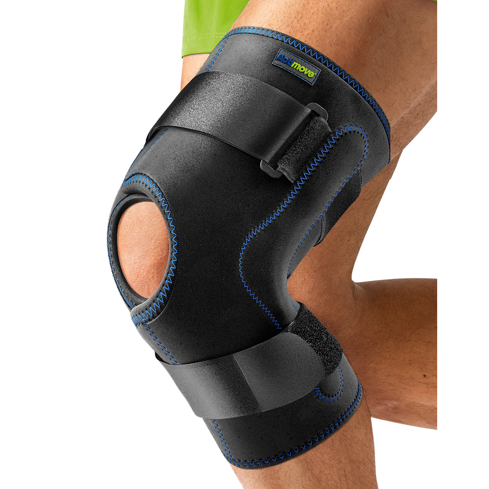 Opornik za koleno Actimove Sports Edition  Ovijanje, preprosti tečaji, blazinice za kondile 