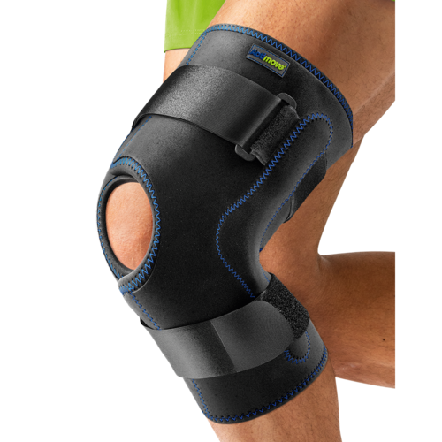 Actimove Sports Edition Knee Brace Wrap Around with Simple Hinges and Condyle Pads on knee
