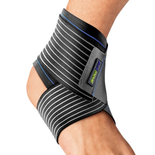 Actimove Sports Edition Ankle Support Elastic Wrap Around on ankle
