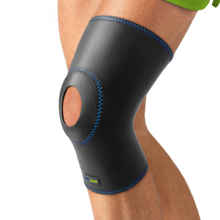 Actimove Sports Edition Knee Support with Open Patella on knee
