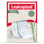 Predný pohľad na obal produktu Leukoplast eco Strips