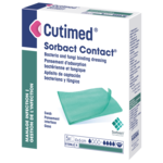 Afbeelding van een verpakking van Cutimed® Sorbact® kompres
