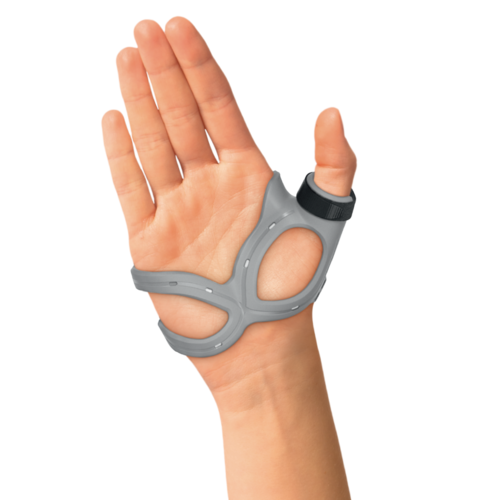 Tutore per pollice Rhizo Forte Actimove Professional Line su una mano

