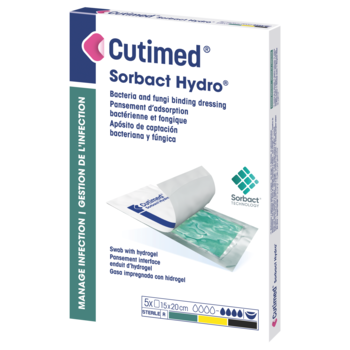 Image showing a packshot of Cutimed® Sorbact® Hydro