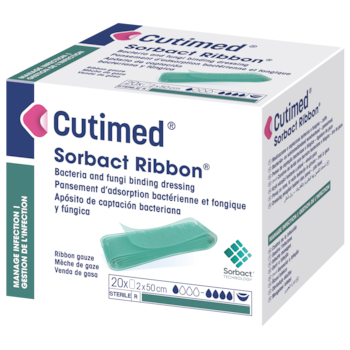 Image showing a packshot of Cutimed® Sorbact® Ribbon