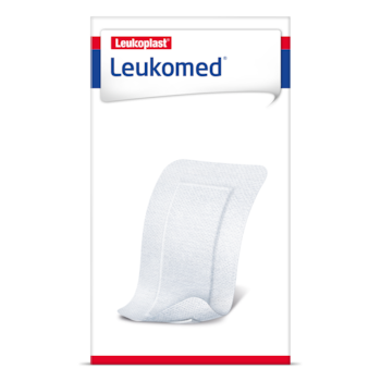 Imagen frontal del paquete de Leukomed