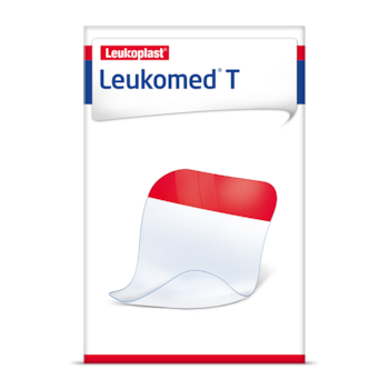 Vorderansicht der Verpackung von Leukoplast Leukomed T