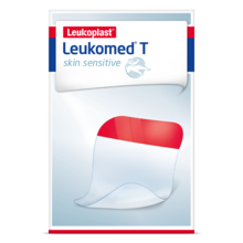 Imagem da frente da embalagem de Leukomed T da Leukoplast