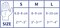 Size chart showing measurements for the Actimove Professional Line Manus Air Wrist Brace. 