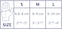 Size chart showing measurements for the Actimove Professional Line Manus Air Wrist Brace. 