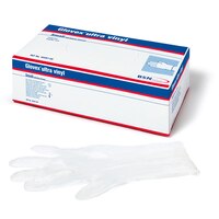 Verpakkingsfoto voorkant Leukoplast Glovex handschoenen