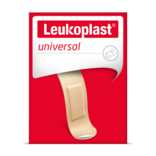 Imagem frontal de embalagem de Leukoplast Universal