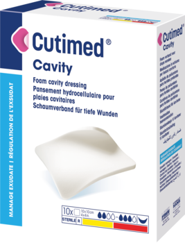 Obrázek ukazující balíček Cutimed® Cavity 