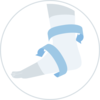 compression technology on ankle