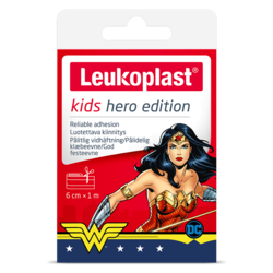 Leukoplast kids hero edition zdjęcie przodu opakowania z wonder woman