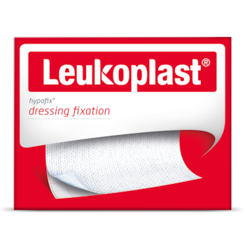 Przylepiec z włókniny Hypafix firmy Leukoplast, zdjęcie asortymentu produktów z przodu