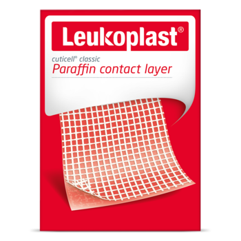 Imagen frontal del paquete de Leukoplast Cuticell Classic 
