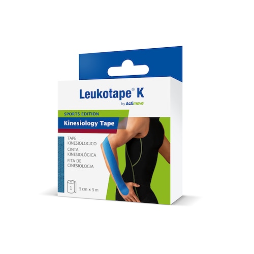 Pack of Leukotape K by Actimove Kinesiology Tape for Muscular Support and Relief