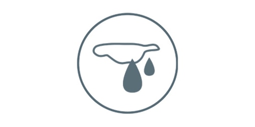 Icon showing moisture control