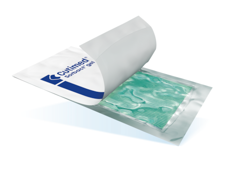 Image showing Cutimed® Sorbact® Gel from the top 