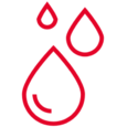 Icono del drenaje de una ampolla
