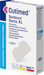 Die Abbildung zeigt einen Packshot von Cutimed Sorbion Sana XL